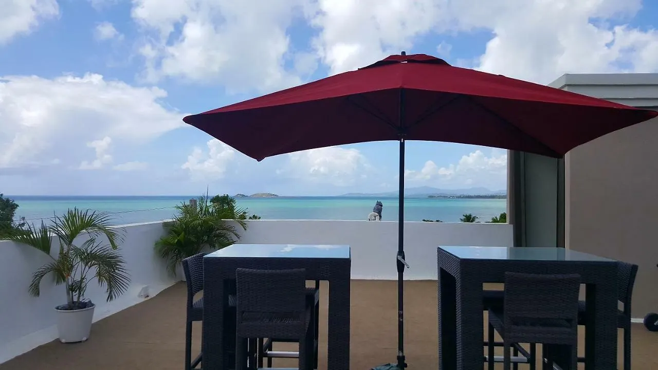 Fully Air-Conditioned Beach Front Penthouse Apartment 0*, Naguabo Puerto Rico